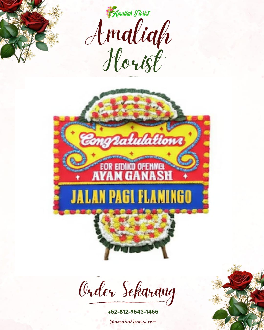 Sewa Papan Bunga Ngluyu